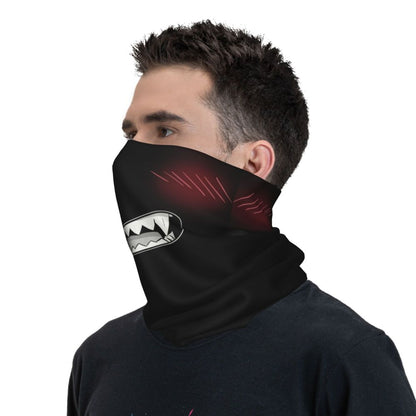 Bakugou Katsuki Logo X Bandana Winter Neck Warmer Windproof Wrap Face Scarf for Ski Boku No My Hero Academia Gaiter Headband