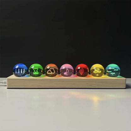 Glowing Naruto Spheres