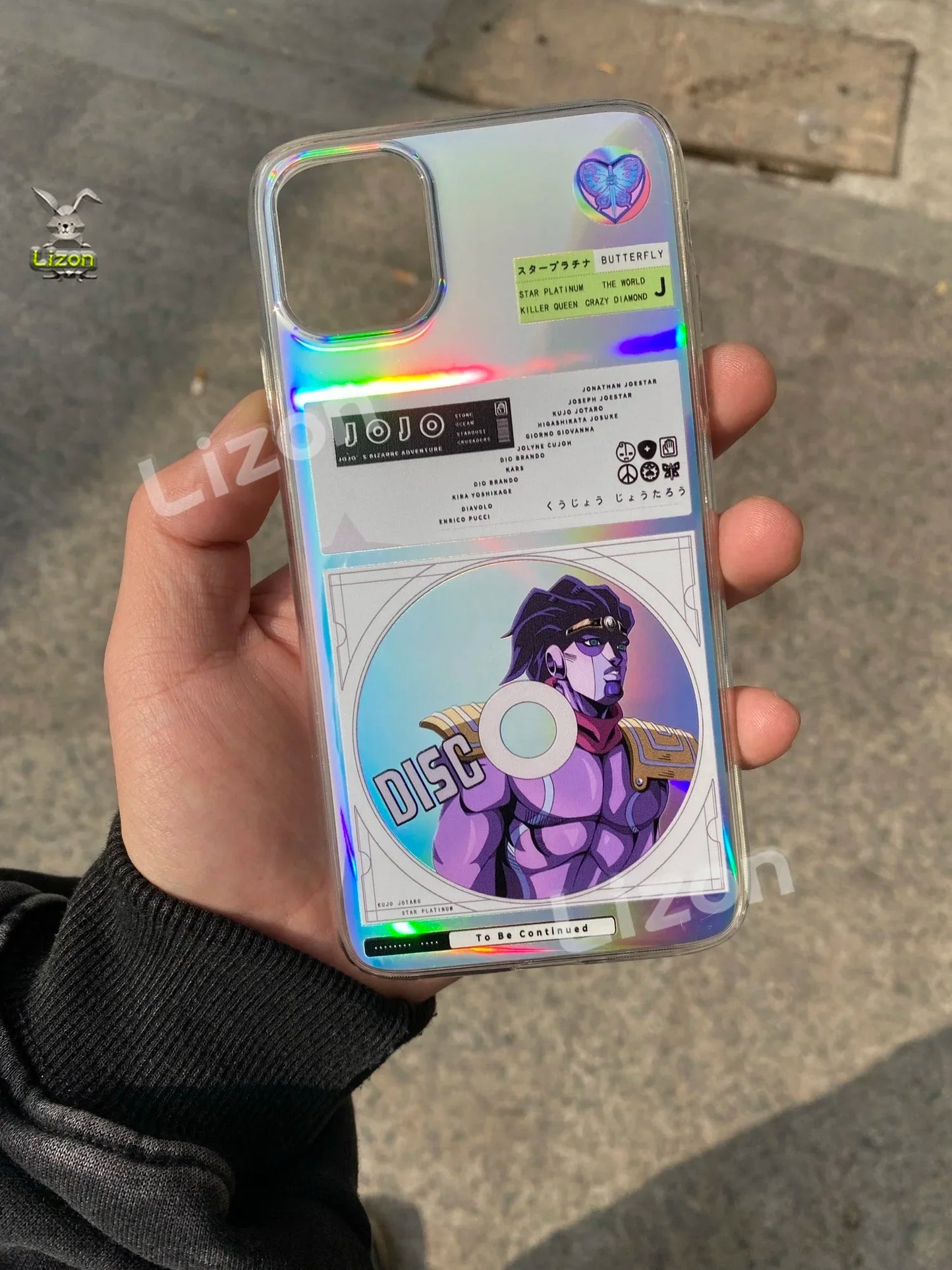 JJBA Holographic iPhone & Android Cases