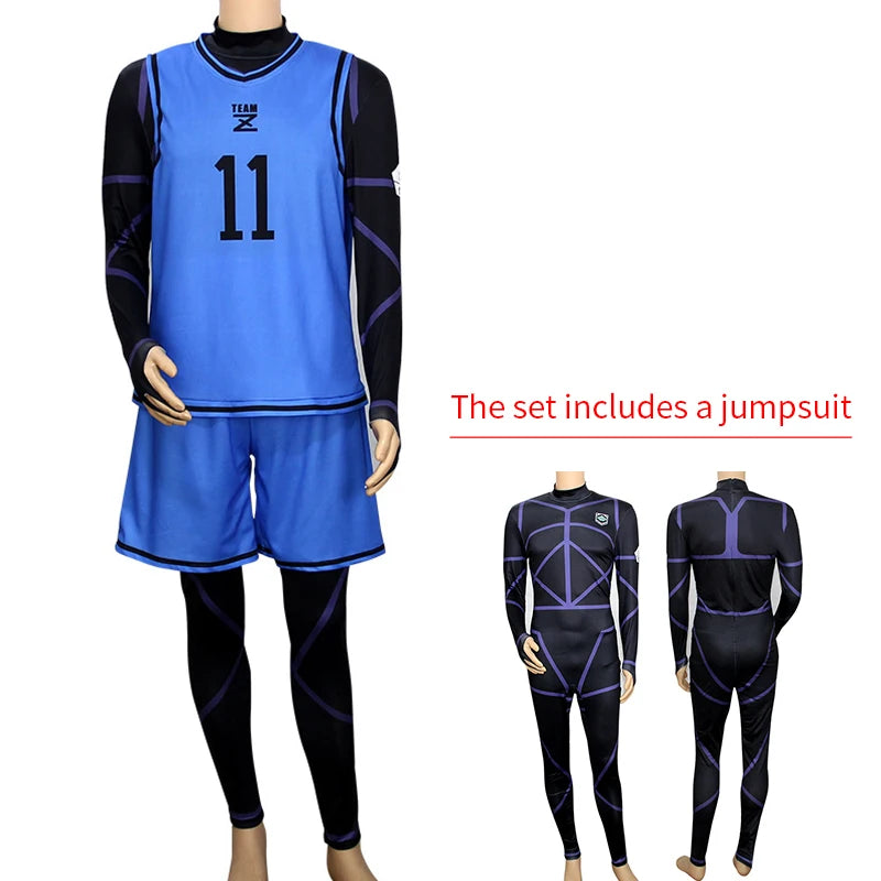 Blue lock football club sportswear