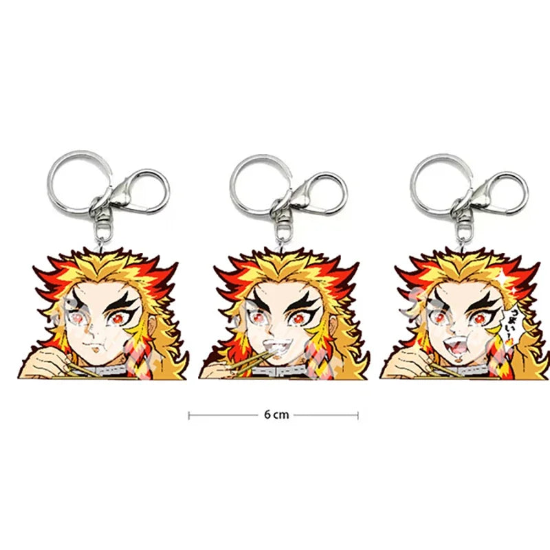 Demon Slayer 3D Motion KeyChains