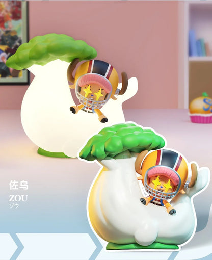 One Piece Night Light TonyTony Chooper Anime Figure Lamp Soft Light Bedroom Bedside LED Light Room Ornament Children Toys Gift