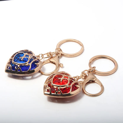 Crimson Heart Keychain