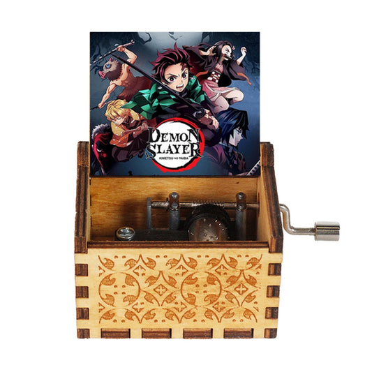 Handmade wooden music box