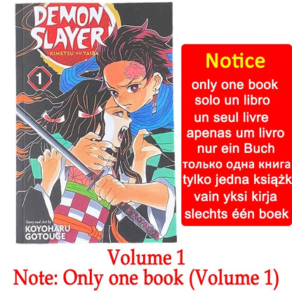 Demon Slayer Kimetsu No Vol 1-23 Yaiba Japan Youth Teen Fantasy Science Mystery Suspense Manga Comic Book Manga Books in English