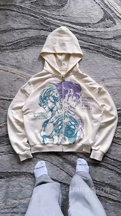 JJBA Zip-Up Hoodie