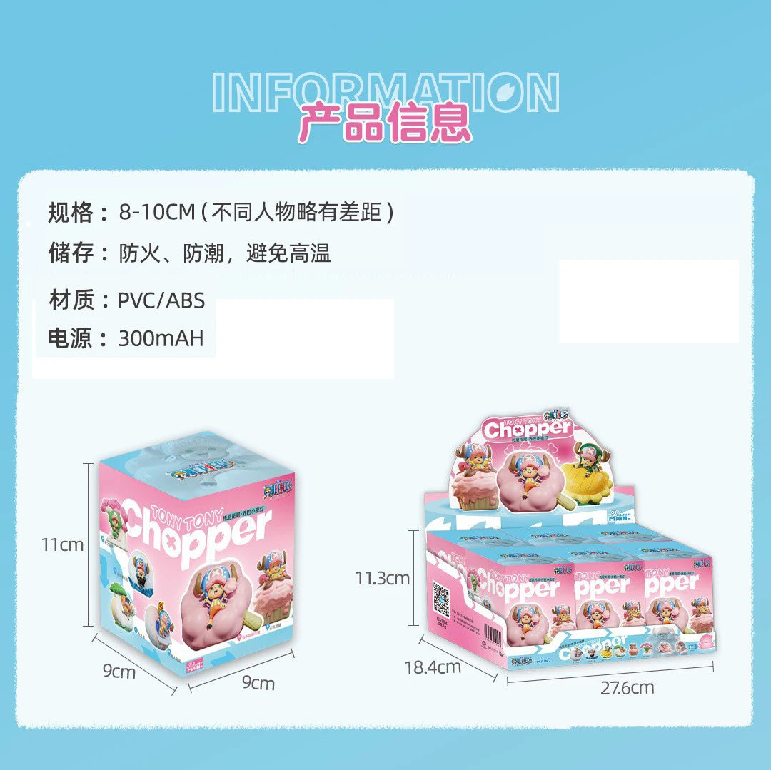 One Piece Night Light TonyTony Chooper Anime Figure Lamp Soft Light Bedroom Bedside LED Light Room Ornament Children Toys Gift