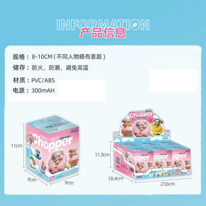 One Piece Night Light TonyTony Chooper Anime Figure Lamp Soft Light Bedroom Bedside LED Light Room Ornament Children Toys Gift