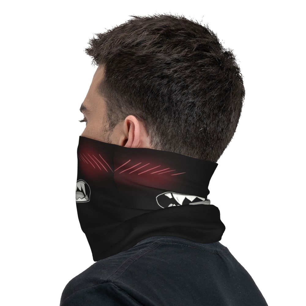 Bakugou Katsuki Logo X Bandana Winter Neck Warmer Windproof Wrap Face Scarf for Ski Boku No My Hero Academia Gaiter Headband