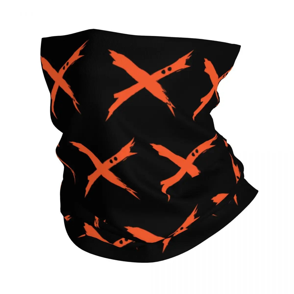 Bakugou Katsuki Logo X Bandana Winter Neck Warmer Windproof Wrap Face Scarf for Ski Boku No My Hero Academia Gaiter Headband