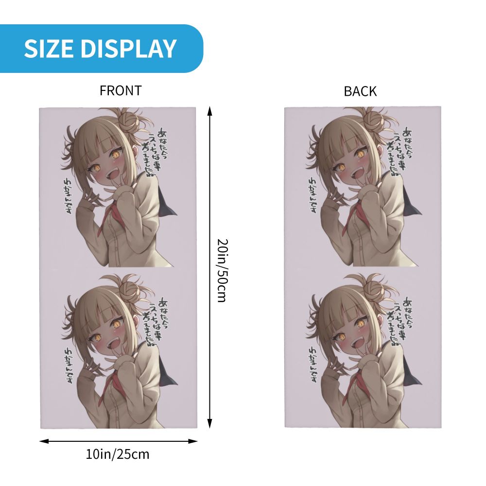 Bakugou Katsuki Logo X Bandana Winter Neck Warmer Windproof Wrap Face Scarf for Ski Boku No My Hero Academia Gaiter Headband