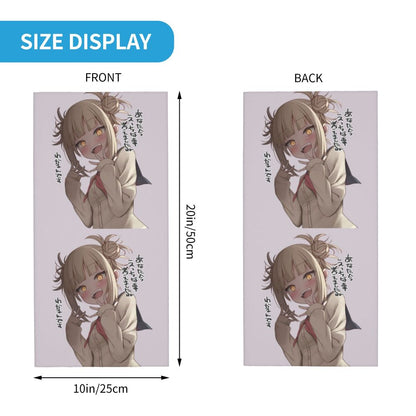 Bakugou Katsuki Logo X Bandana Winter Neck Warmer Windproof Wrap Face Scarf for Ski Boku No My Hero Academia Gaiter Headband