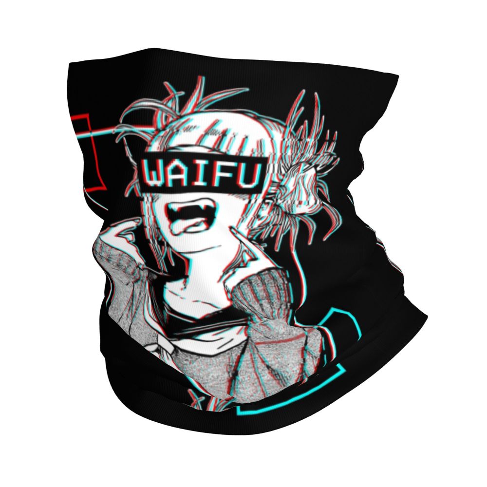 Bakugou Katsuki Logo X Bandana Winter Neck Warmer Windproof Wrap Face Scarf for Ski Boku No My Hero Academia Gaiter Headband