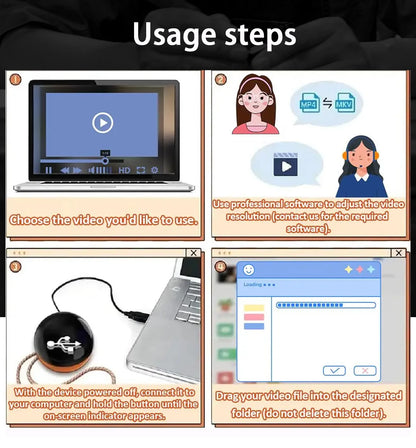 Sharingan Ball - Customizable Video Glass Ball