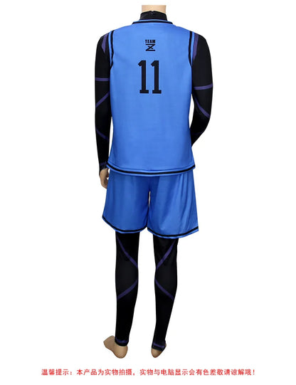 Blue lock football club sportswear