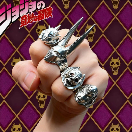 Jojo's Bizarre Adventure Metal Rings