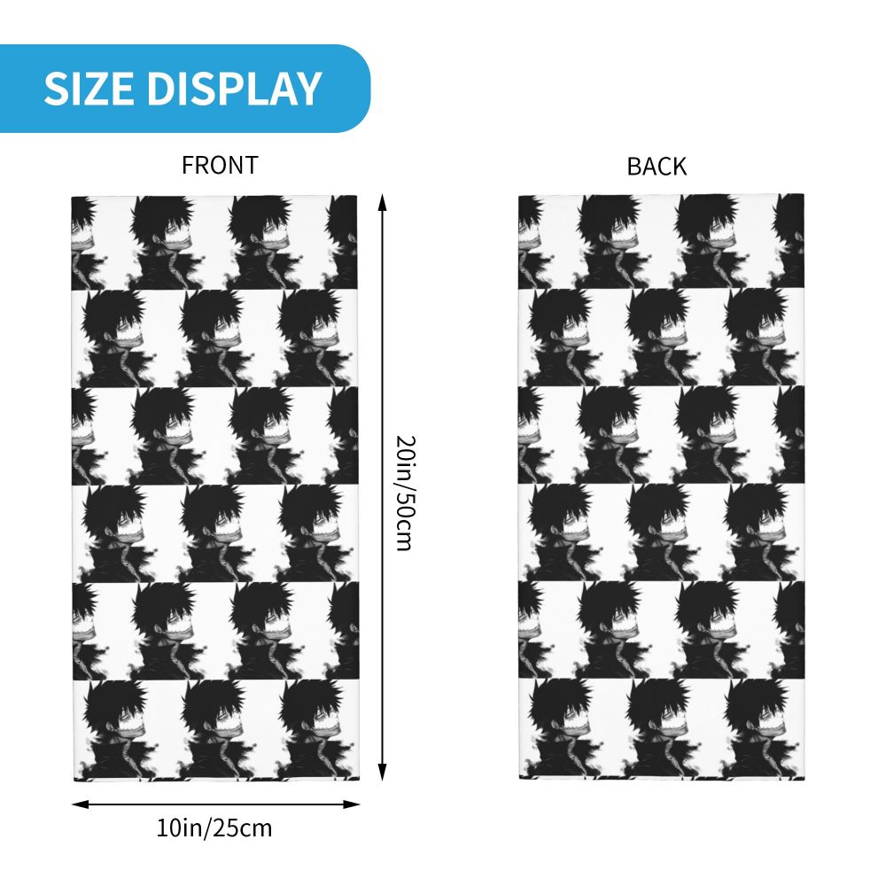 Bakugou Katsuki Logo X Bandana Winter Neck Warmer Windproof Wrap Face Scarf for Ski Boku No My Hero Academia Gaiter Headband