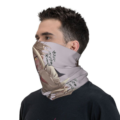 Bakugou Katsuki Logo X Bandana Winter Neck Warmer Windproof Wrap Face Scarf for Ski Boku No My Hero Academia Gaiter Headband