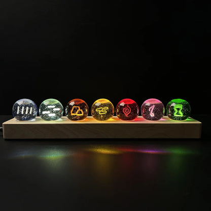 Glowing Naruto Spheres