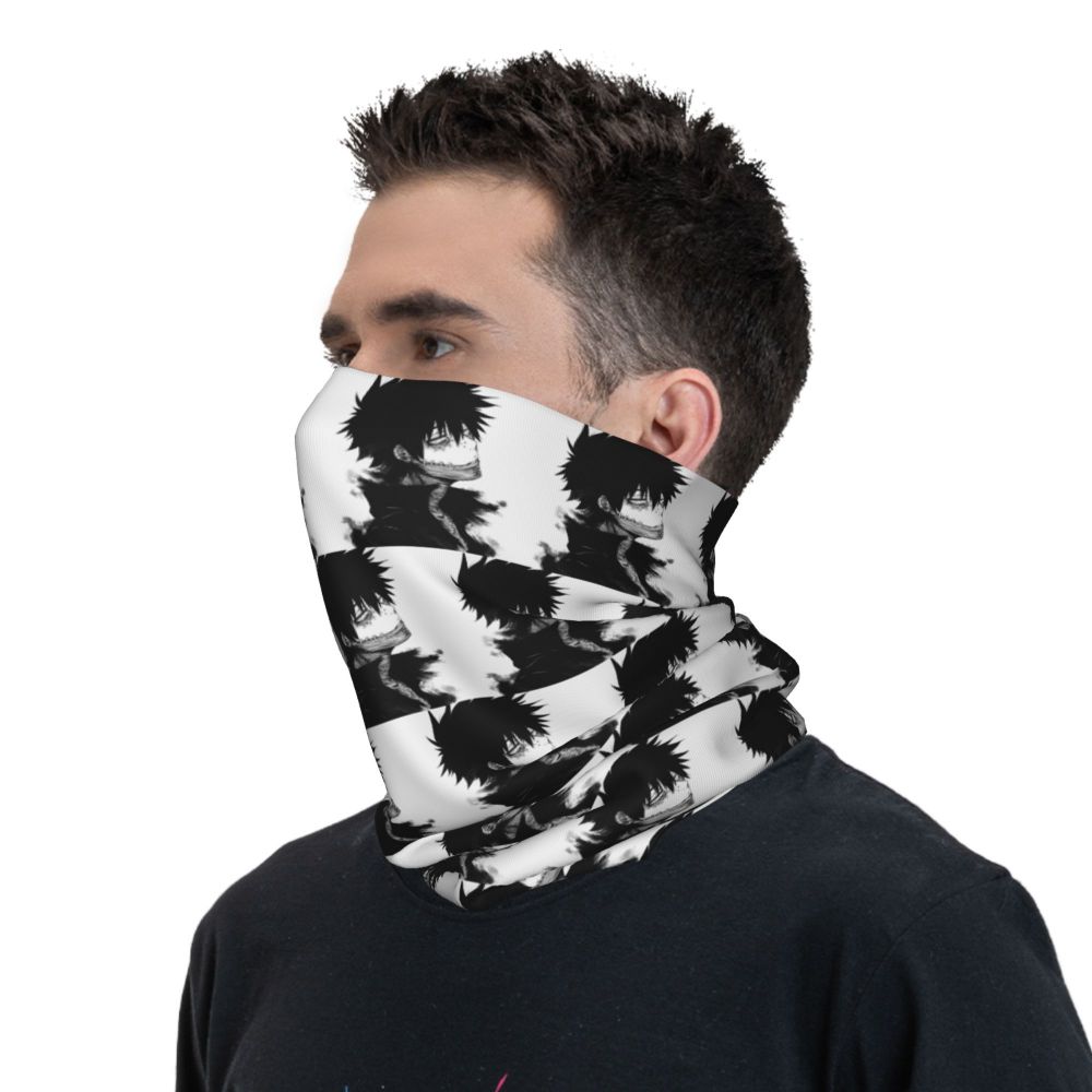 Bakugou Katsuki Logo X Bandana Winter Neck Warmer Windproof Wrap Face Scarf for Ski Boku No My Hero Academia Gaiter Headband