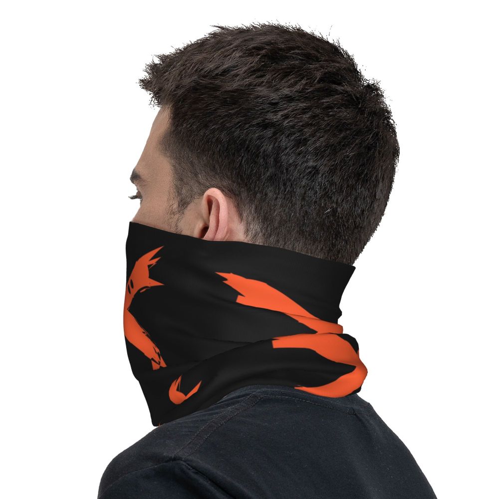 Bakugou Katsuki Logo X Bandana Winter Neck Warmer Windproof Wrap Face Scarf for Ski Boku No My Hero Academia Gaiter Headband
