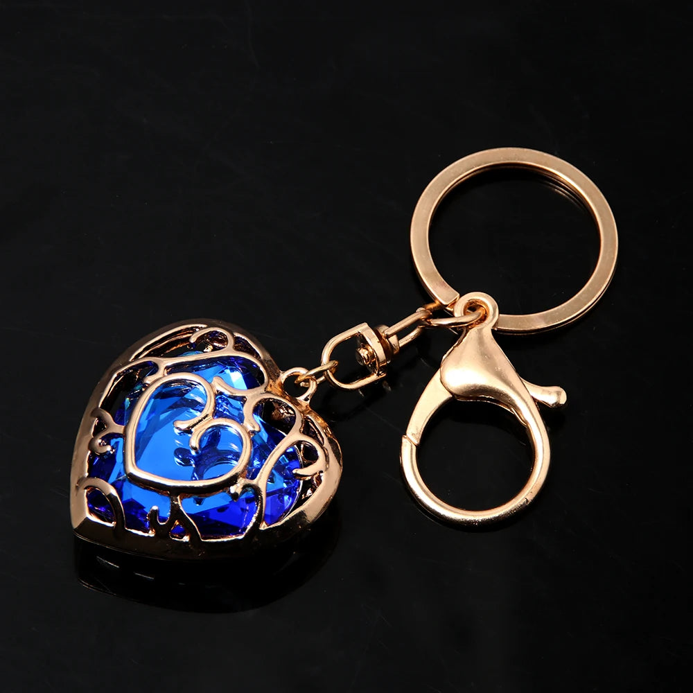 Crimson Heart Keychain
