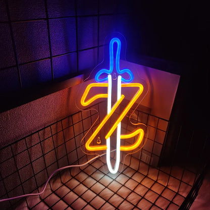 Legend of Zelda Master Sword Neon Light