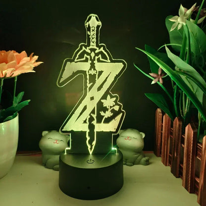 Zelda 3D LED Night Lamp