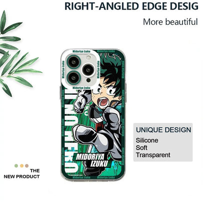 My Hero Academia Katsuki Bakugo BNHA Phone Case For iPhone 15 14 13 12 11 Pro Max X XR XS 6 7 8 Plus Soft Silicone Transparent
