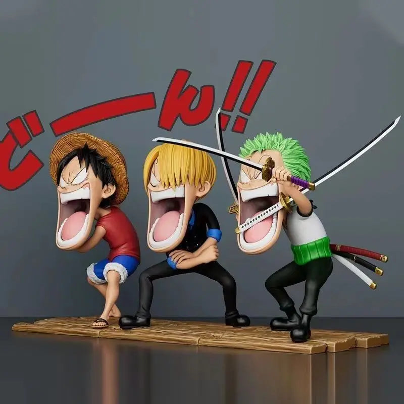 Luffy, Zoro & Sanji – Trio Action Figure Set