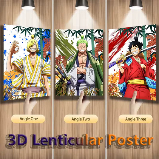 Luffy/Zoro/Sanji 3D Motion Posters
