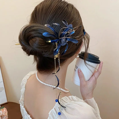 Handmade Spider Lily Hairpin