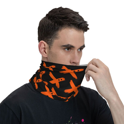 Bakugou Katsuki Logo X Bandana Winter Neck Warmer Windproof Wrap Face Scarf for Ski Boku No My Hero Academia Gaiter Headband
