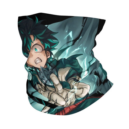 Bakugou Katsuki Logo X Bandana Winter Neck Warmer Windproof Wrap Face Scarf for Ski Boku No My Hero Academia Gaiter Headband