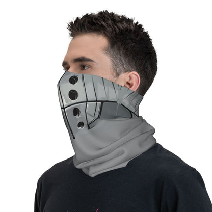 Bakugou Katsuki Logo X Bandana Winter Neck Warmer Windproof Wrap Face Scarf for Ski Boku No My Hero Academia Gaiter Headband
