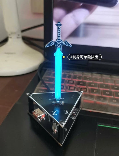 Legends Zeldas Figures Master Sword Night Light LED Lamp Creative 3D Game Prop Model Toy Anime fans Birthday Gift Christmas Gift