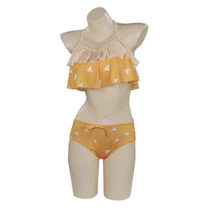 Zenitsu Cosplay Costume Swimwear