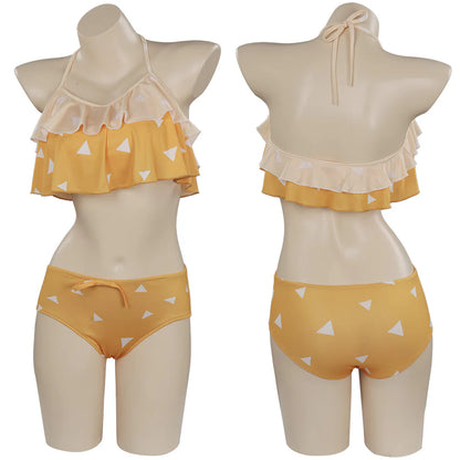 Zenitsu Cosplay Costume Swimwear