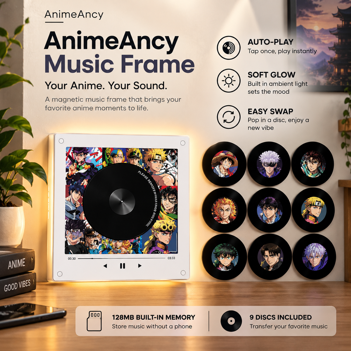 AnimeAncy Music Frame