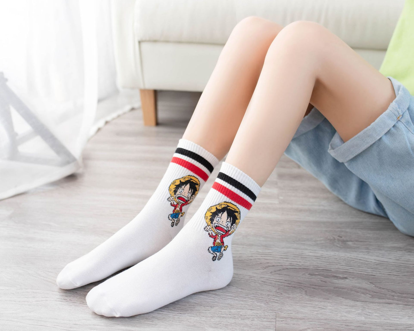 One Piece Long Socks