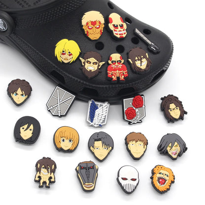 Attack On Titan Croc Charms