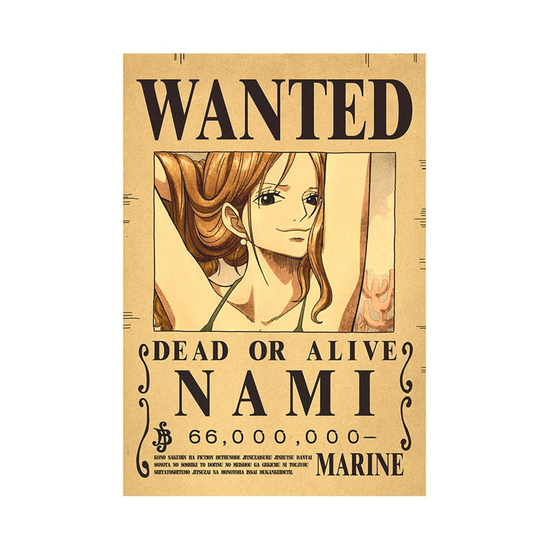 One Piece Wanted Posters