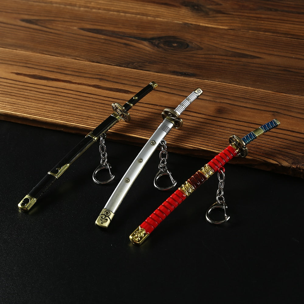 Zoro swords keychain